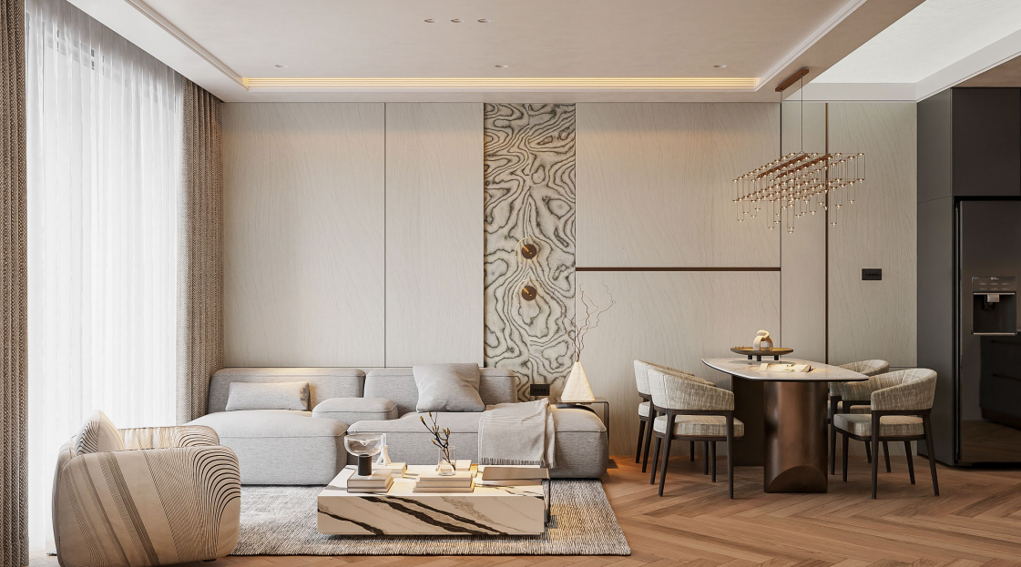 Bán chung cư Sunshine Continental Trần Bình - DT: 123m2/3PN/2WC Đông Nam tầng trung kính LowE view đô thị