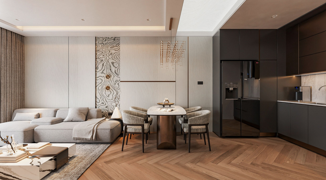 Mua căn góc 3PN/2WC tầng cao Đông Nam - DT: 101m2 view Cầu Nhật Tân Sunshine River Park